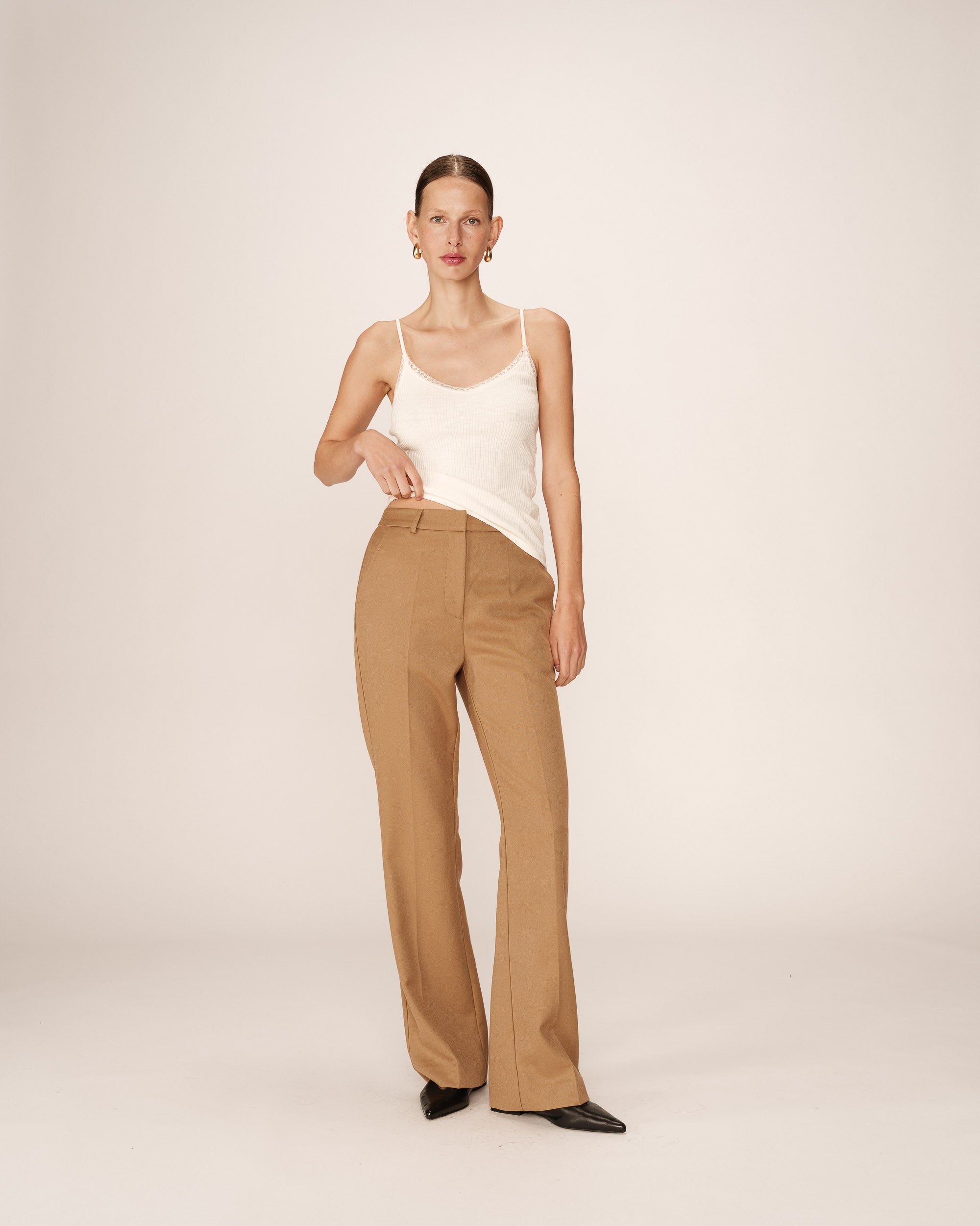 People Trousers - Taupe