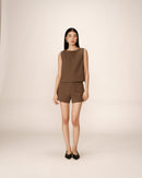 Pepino Khaki Large Cropped Top