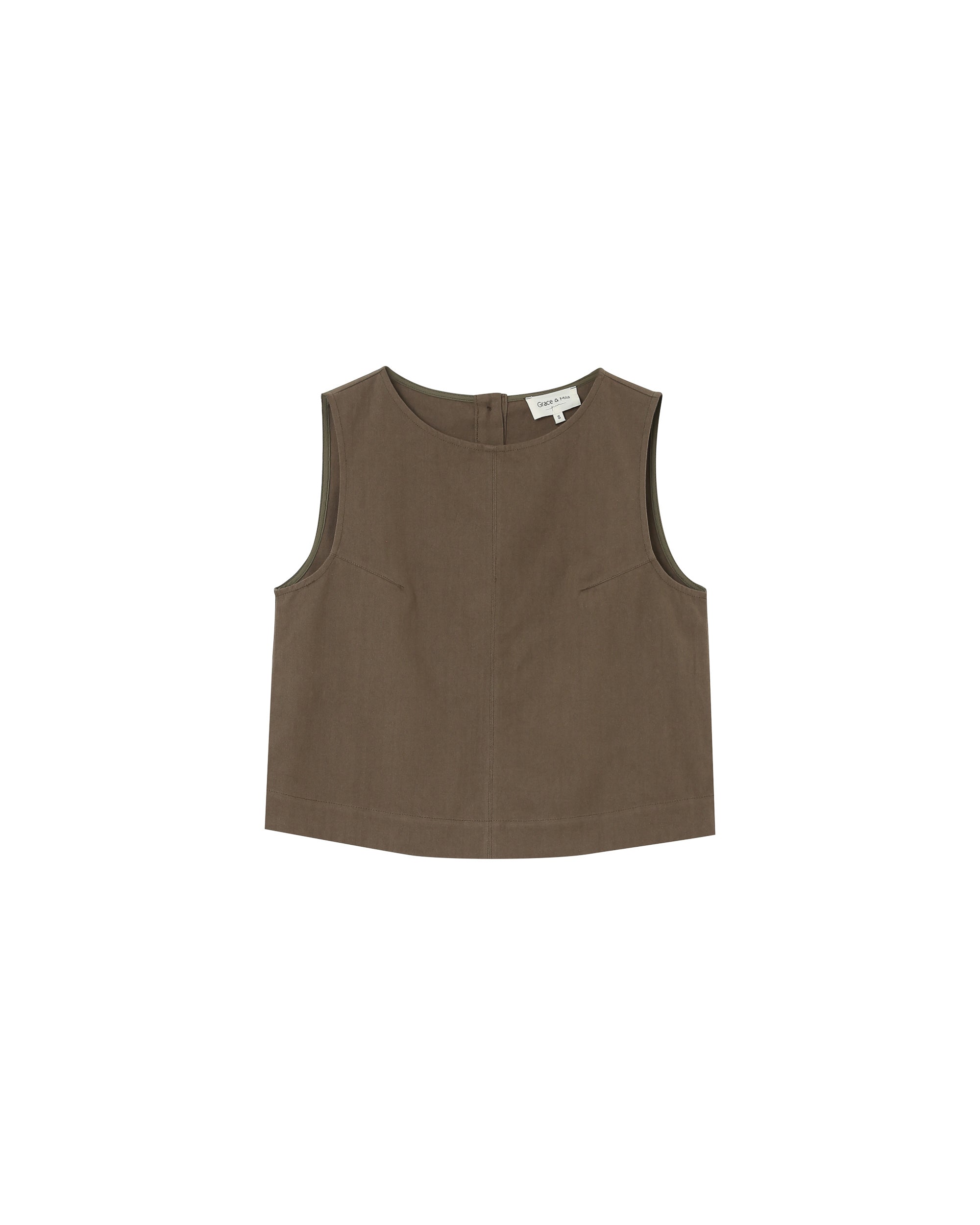Pepino Short Wide Khaki Top