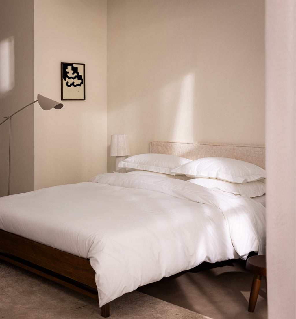 Set De 2 Taies D'Oreillers - 100% Percale De Coton Bourdon - 11 Coloris