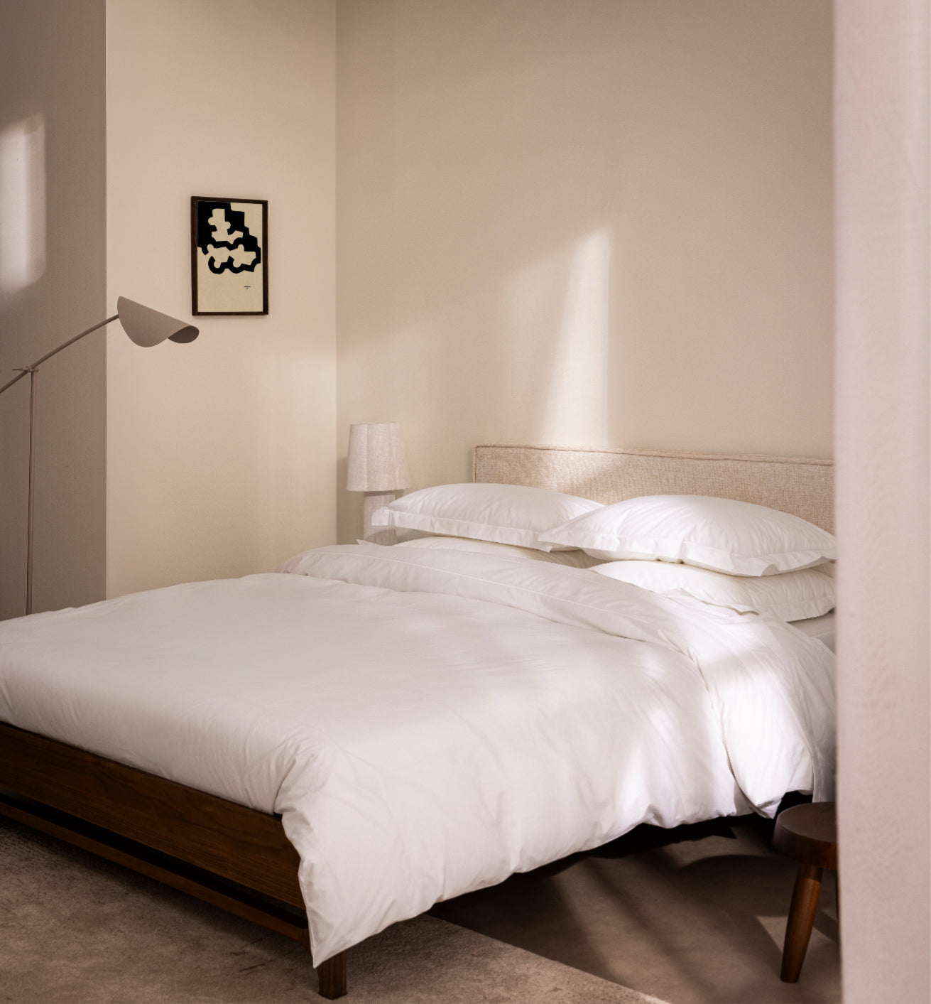 Set De 2 Taies D'Oreillers - 100% Percale De Coton Bourdon - 11 Coloris
