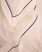 Set De 2 Taies D'Oreillers - 100% Percale De Coton Bourdon - 11 Coloris