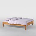 Duvet Cover - In 300 Thread Count Washed Cotton Percale - Lilac