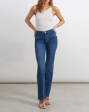 Reiko - Percy Flare Jeans - Denim V-240 - Woman