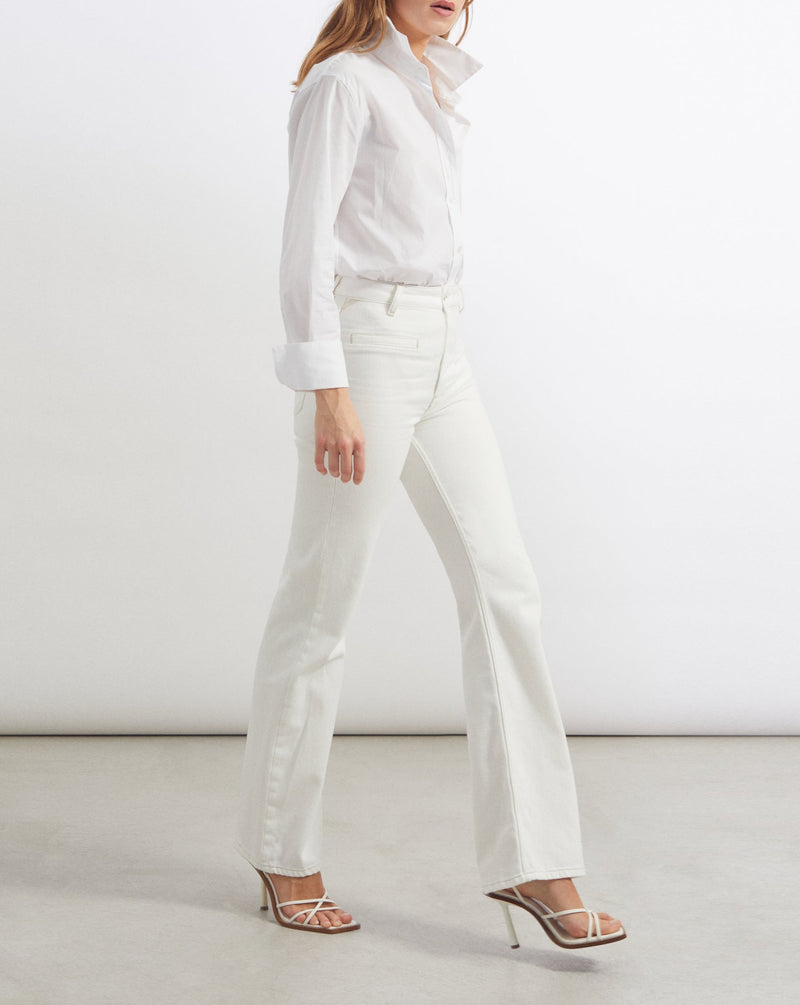 Reiko - Percy Flare Jeans - Denim White - Woman