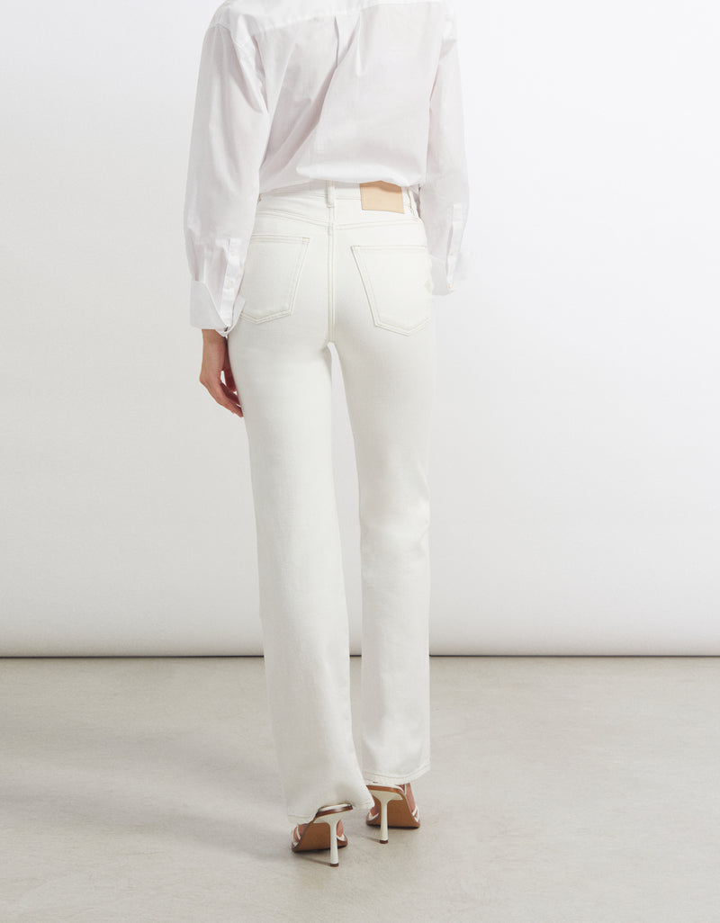 Reiko - Percy Flare Jeans - Denim White - Woman