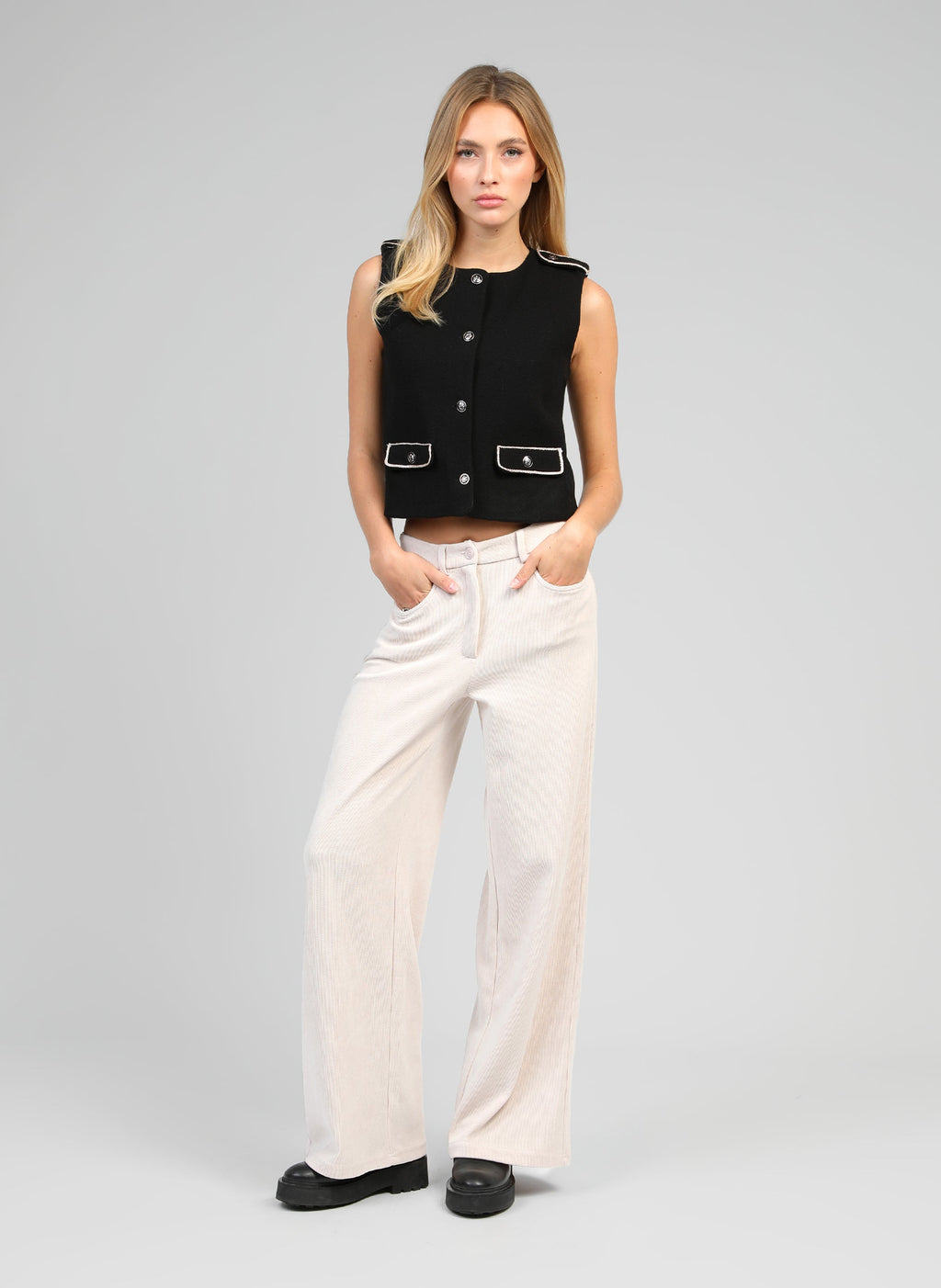 Pantalon Perdy Ecru