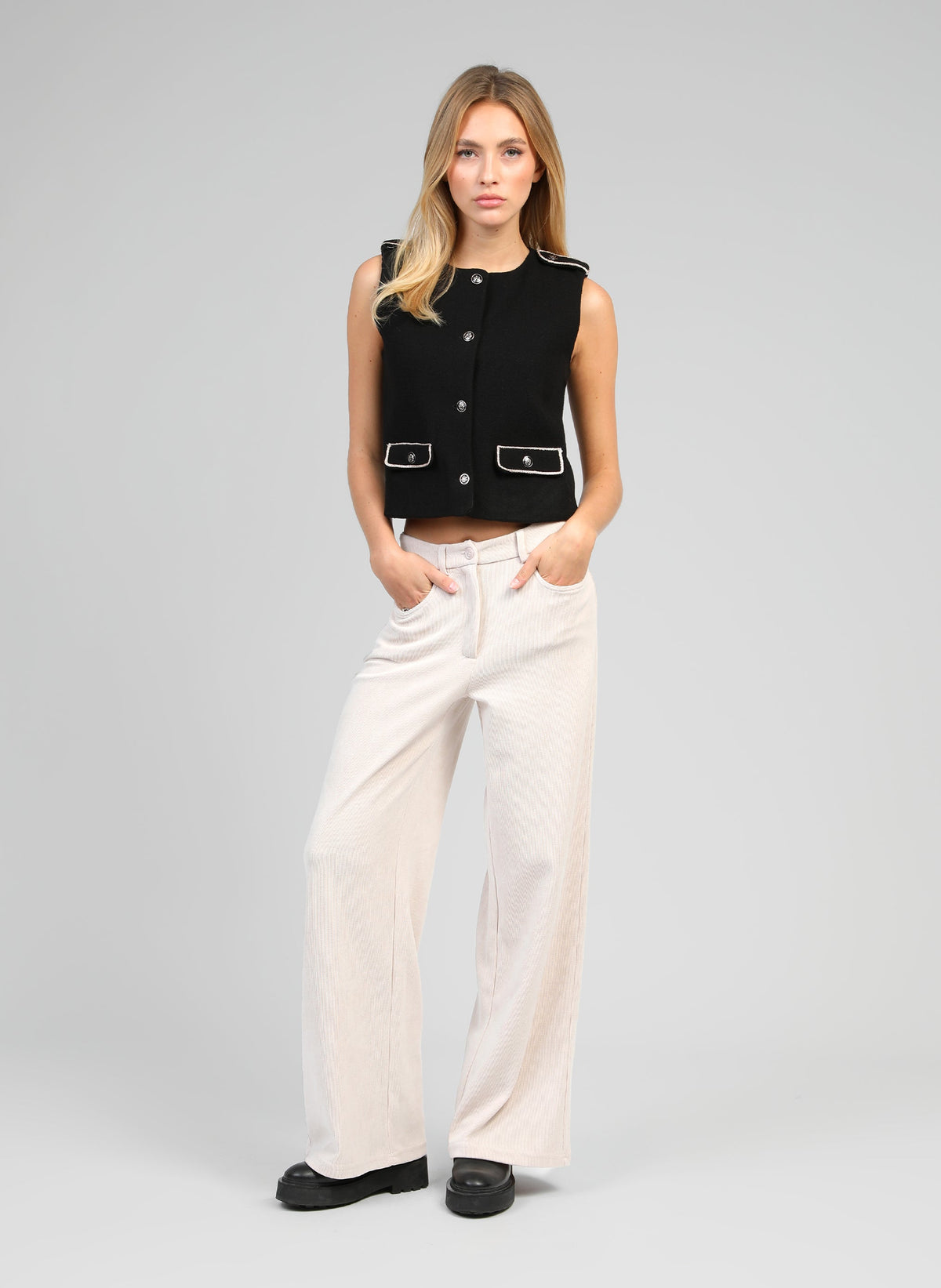 Pantalon Perdy Ecru