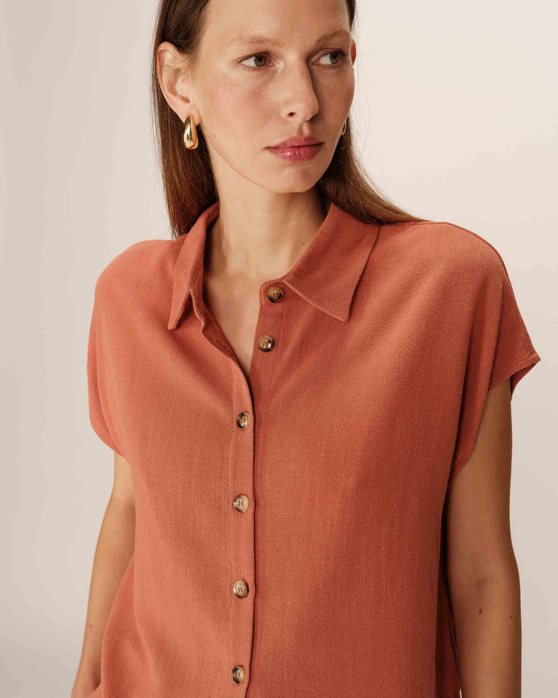Chemise Perez - Terracotta