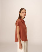 Perez Shirt - Terracotta