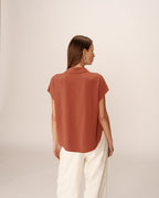 Perez Shirt - Terracotta