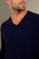 Pull Col V - Alexander - Navy