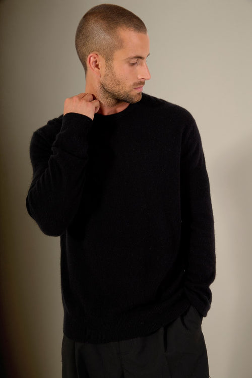 Pull Col Rond - Blake - Noir