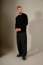 Pull Col Rond - Blake - Noir