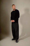 Jersey Cuello Redondo - Blake - Negro