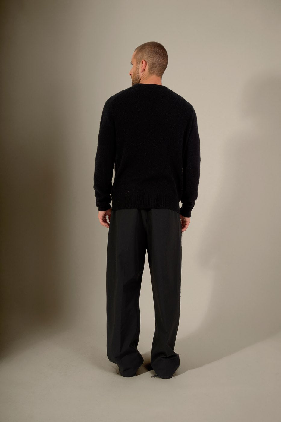 Pull Col Rond - Blake - Noir