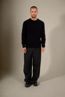 Jersey Cuello Redondo - Blake - Negro