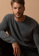 Pull Col Rond - Blake - Anthracite Chiné