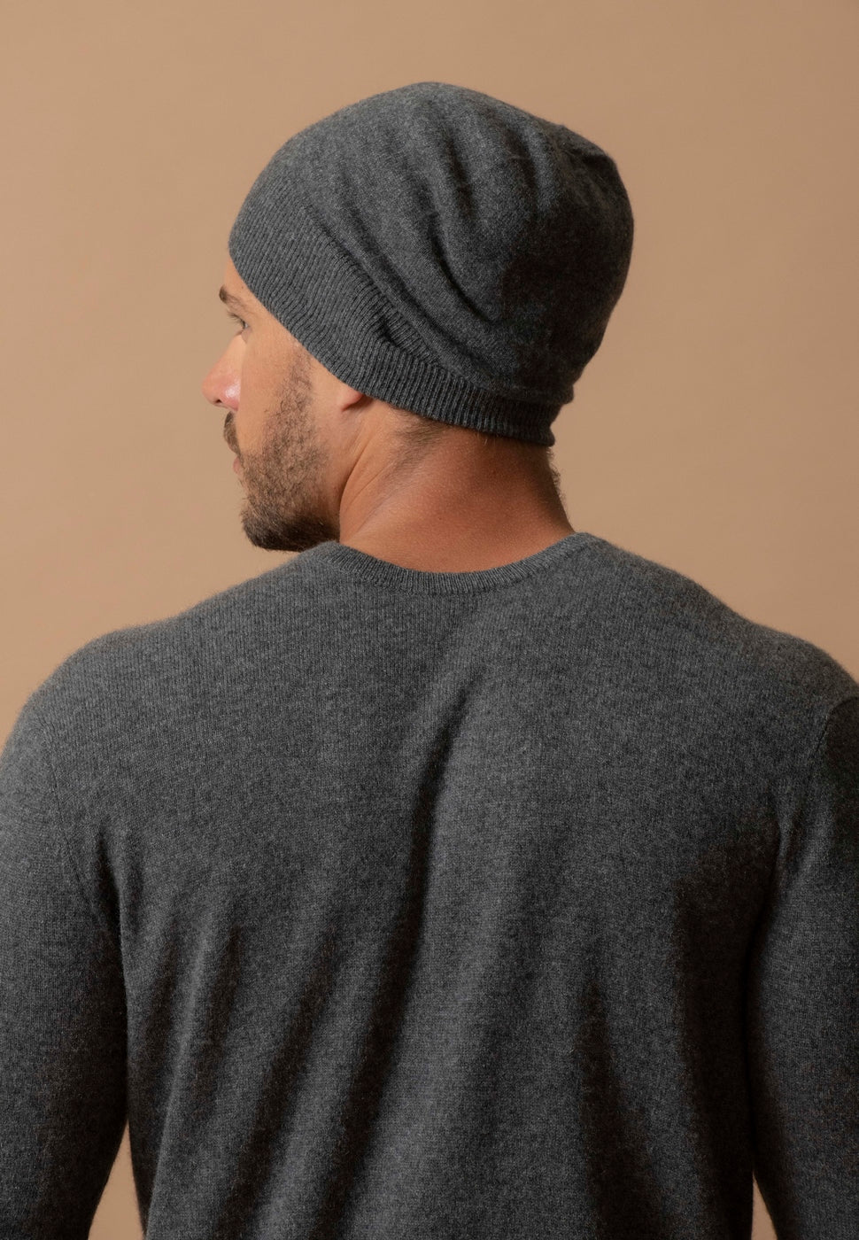 Pull Col Rond Blake - Anthracite Chiné