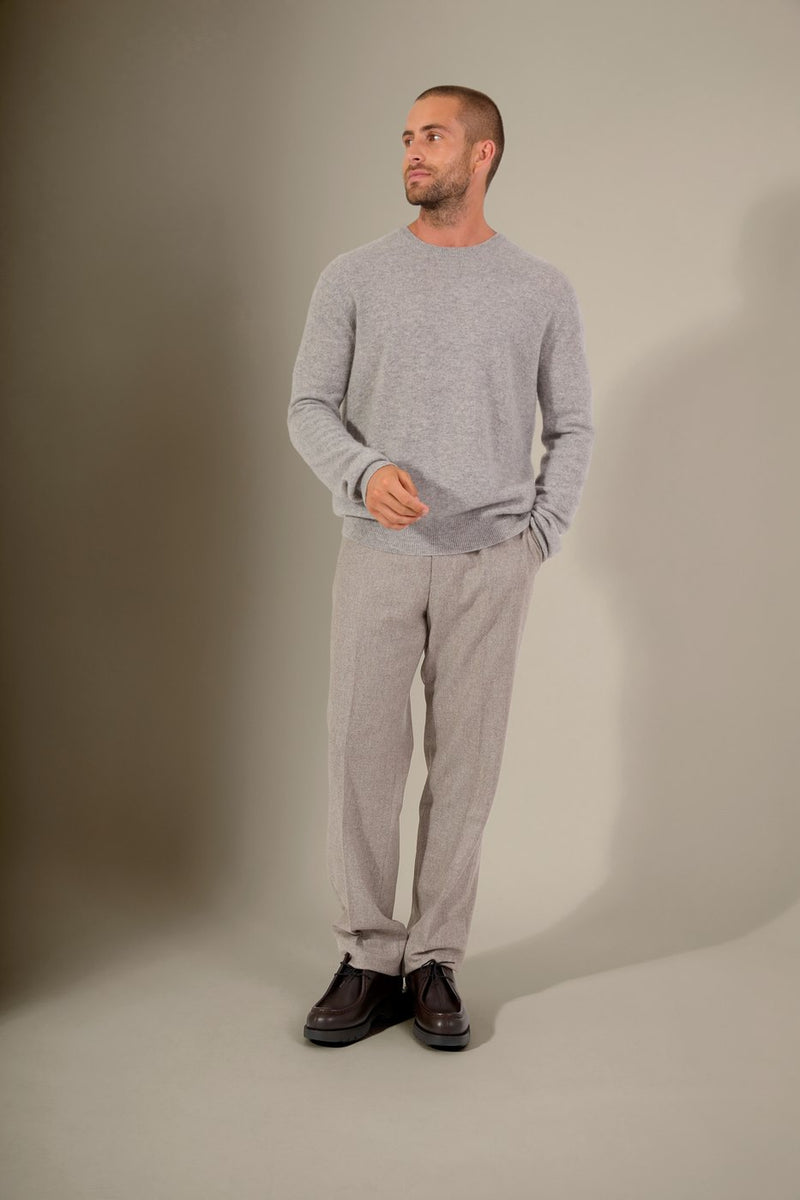 Pull Col Rond - Blake - Nuage Chiné