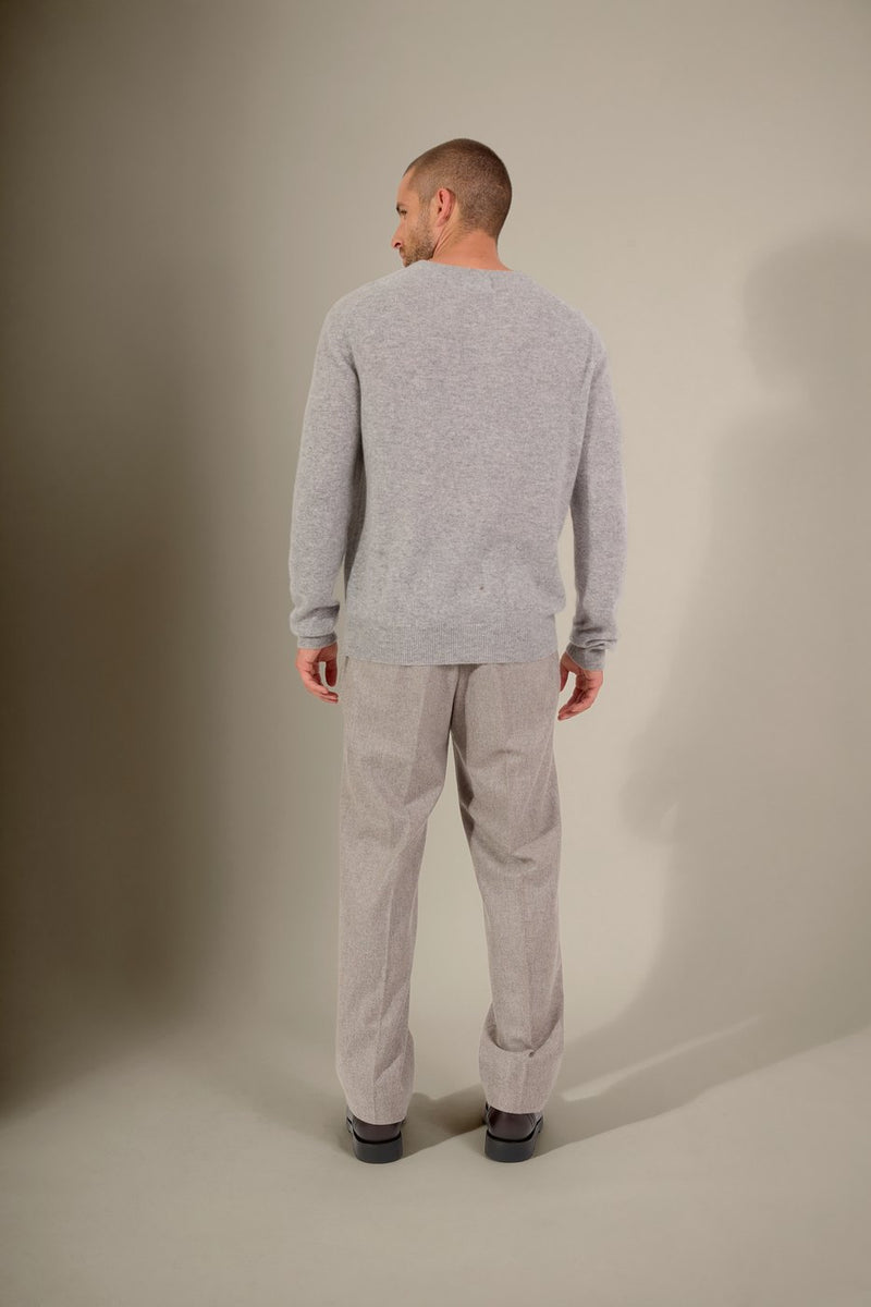 Pull Col Rond - Blake - Nuage Chiné