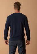 Pull Col Rond - Blake - Navy
