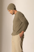 Pull Col Rond Blake - Vert Armée