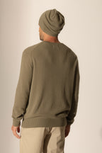 Pull Col Rond Blake - Vert Armée