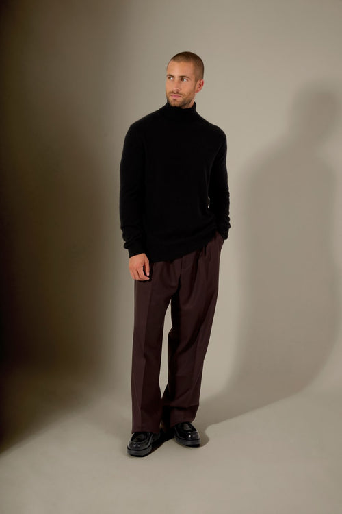 Pull Col Roulé - Trevor - Noir