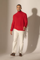 Pull Col Roulé - Trevor - Rouge