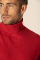Pull Col Roulé - Trevor - Rouge