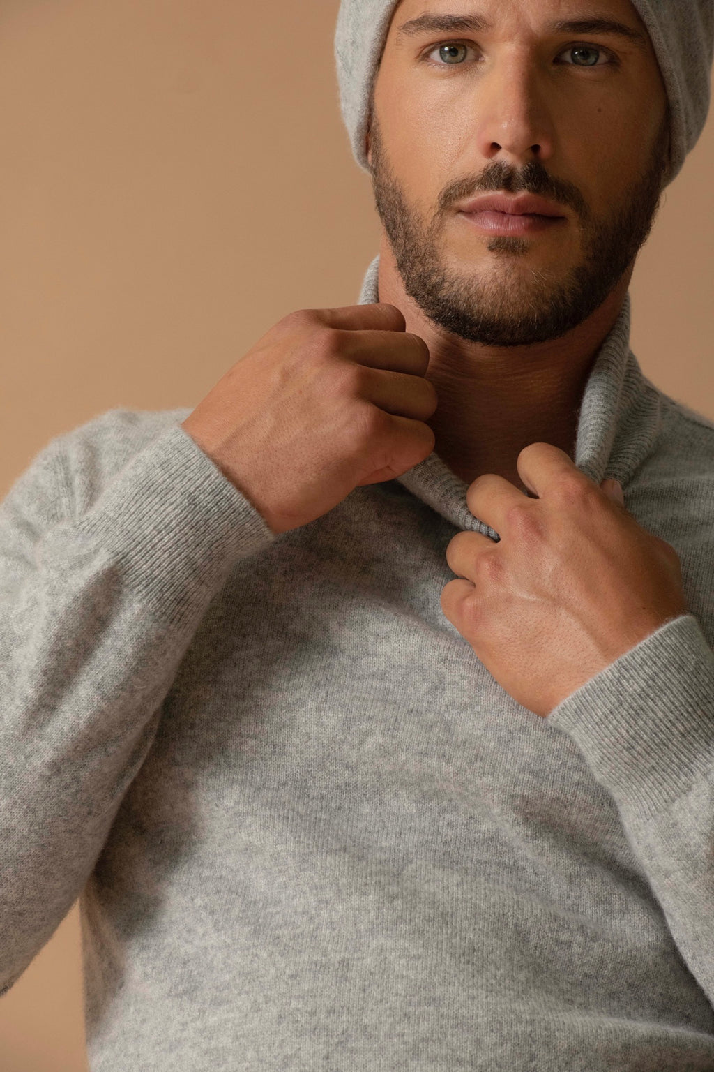 Pull Col Roulé Trevor - Nuage Chiné