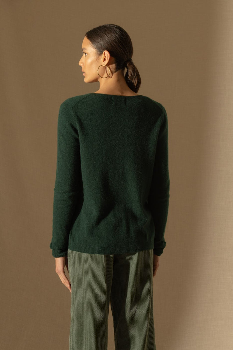 Cardigan Col Rond - Amy - Cyprès