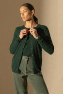 Cardigan Col Rond - Amy - Cyprès