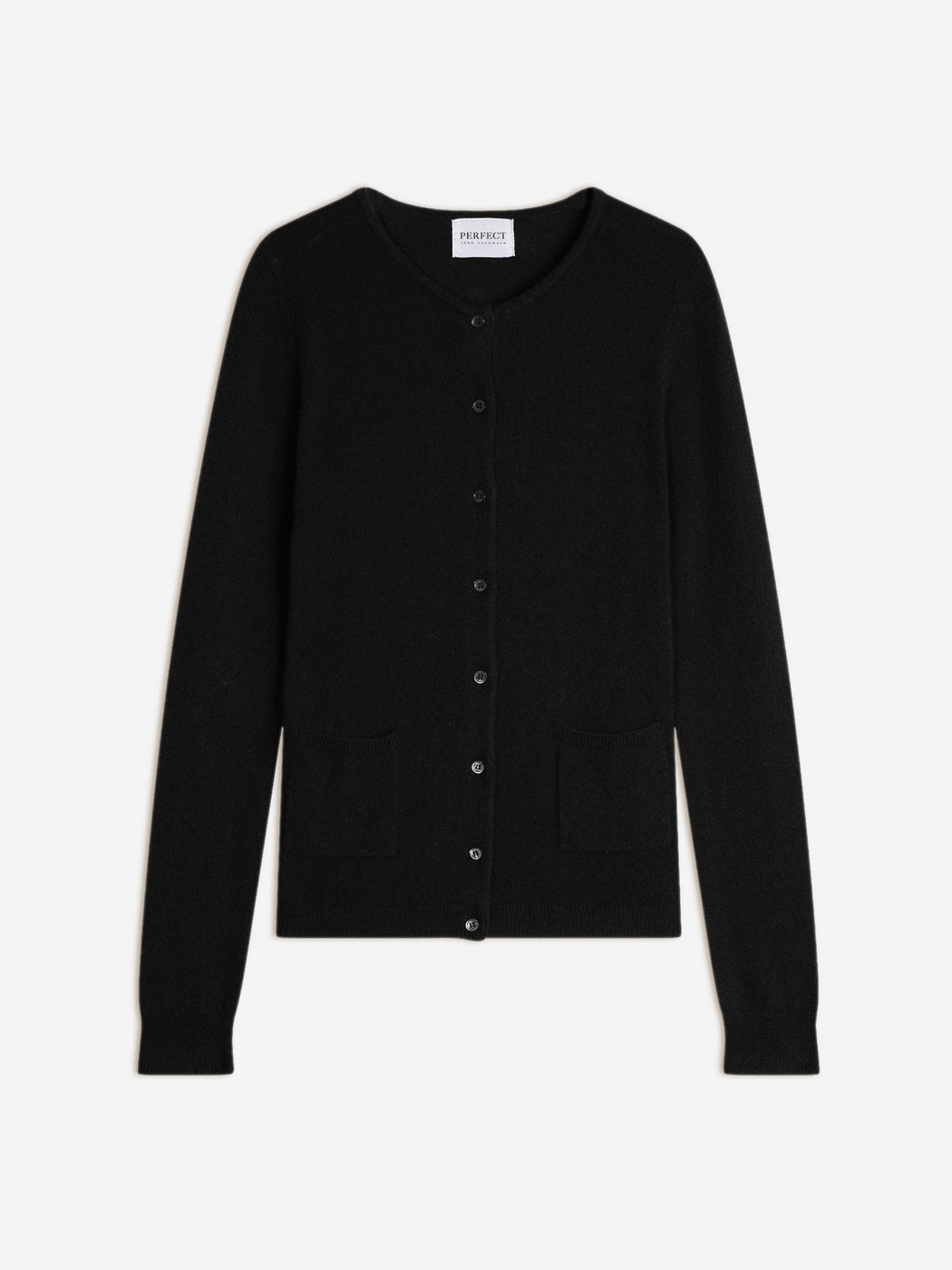 Round Neck Cardigan - Amy - Black