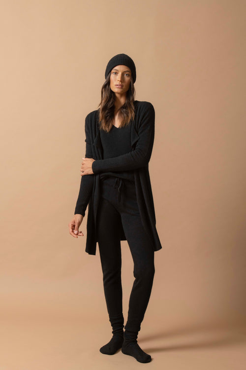 Veste Longue - Abigail - Noir