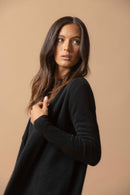 Veste Longue - Abigail - Noir