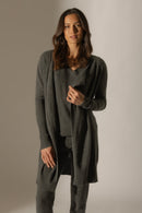 Veste Longue - Abigail - Anthracite Chiné