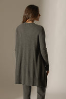 Veste Longue - Abigail - Anthracite Chiné