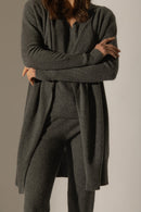 Veste Longue - Abigail - Anthracite Chiné