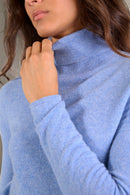 Pull Col Roulé - Ashley - Sky