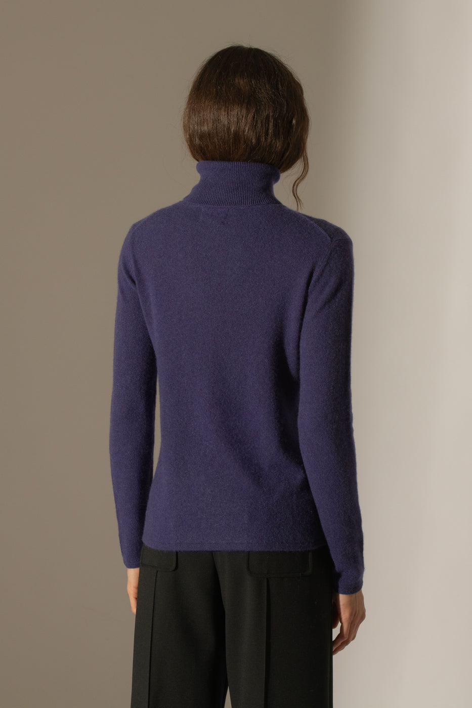 Pull Col Roulé - Ashley - Purple