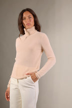 Roll-Neck Jumper - Ashley - Sand