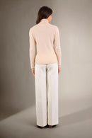 Pull Col Roulé - Ashley - Sable