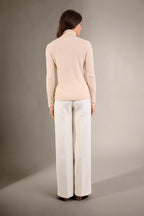 Roll-Neck Jumper - Ashley - Sand