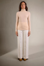 Roll-Neck Jumper - Ashley - Sand