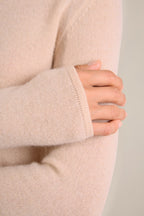 Pull Col Roulé Ashley - Sable