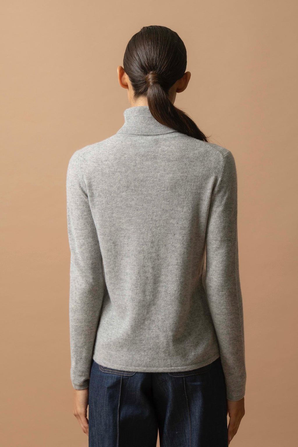 Jersey de Cuello Vuelto - Ashley - Nuage Chiné