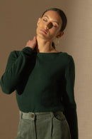 Pull Col Bateau - Megan - Cyprès