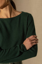 Pull Col Bateau - Megan - Cyprès